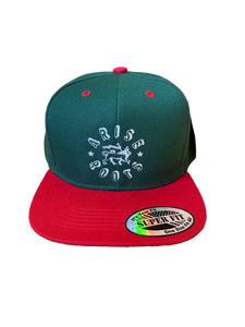 Lion Snapback Kelly Green w/ Red Bill