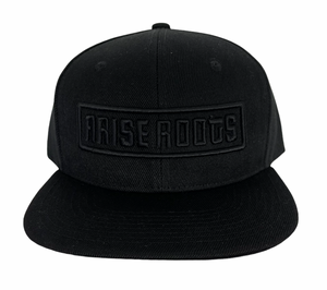 Black on Black Logo Snapback